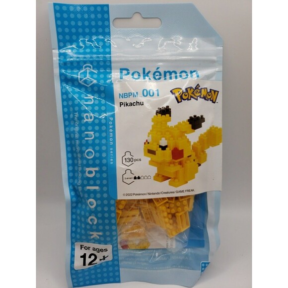Pokemon Nanoblock CHARIZARD  NBPM_008 & Pikachu NBPM_001 Building Blocks Kawada - Picture 4 of 5